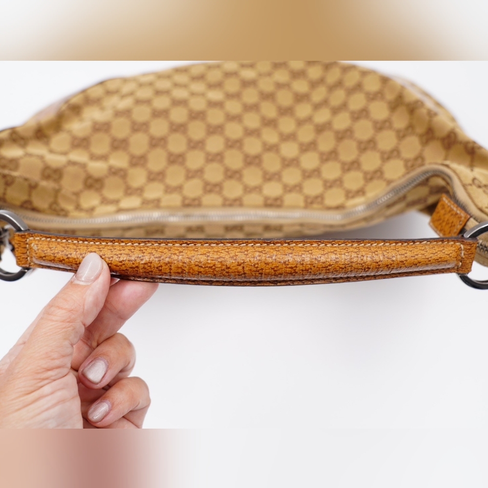 (MT292) Gucci GG Canvas Hobo Shoulder Bag - Picture 7 of 14